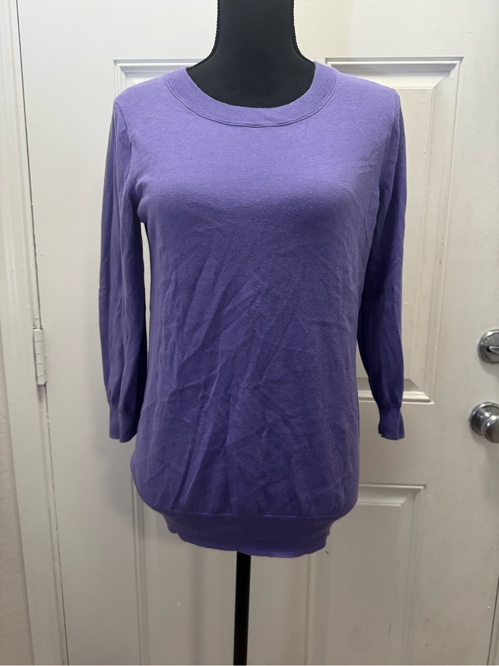 J. Crew Purple Crewneck Long Sleeve Sweater 0303